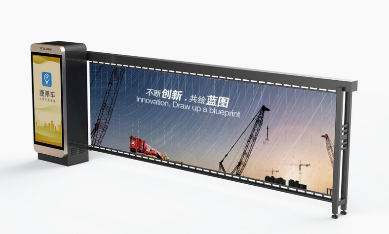 灯箱广告道闸JSDZ008